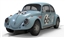 PREORDER Scalextric C4498 Volkswagen Beetle - Blue 66