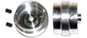 BWA BW32007 1/32 scale 18" LMP  machined aluminum wheels - Width 0.380" - 3/32" axle.