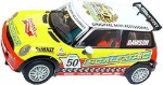 Scalextric C2773 BMW Mini Cooper Yellow / Red / White Livery - Includes working headlights & taillights