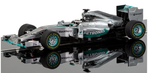 scalextric lewis hamilton mercedes f1 car