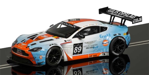 Scalextric C3622 Aston Martin Vantage V12 GT3 Gulf Livery #89 DPR