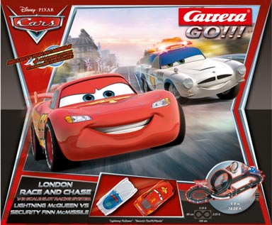 Carrera Go Disney Cars 2 Secret Mission Race Set Mater VS Finn McMissile  62239 for sale online
