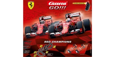Carrera CAR62394 1/43 GO!!! Red Champions Set