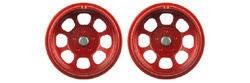 CB Design CBD1505 1/32 Stock Car Wheels - 15 x 11mm - Red