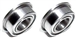 H&R Racing HR0305 1/8" x 1/4" Flanged Ball Bearings - Chrome Steel