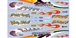 MODEL KING DECALS MK2002 1/24 / 1/24 Drag Cars Waterslide Decals