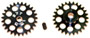 MRSLOTCAR MR6027 Sidewinder Gear 27 Tooth Black Ergal 15.5mm Diameter to fit 3/32" Axles