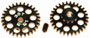 MRSLOTCAR MR6030 Sidewinder Gear 30 Tooth Black Ergal 15.5mm Diameter to fit 3/32" Axles