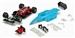 NSR NSR0162IL-B FORMULA NSR 86/89 BODY BLUE KIT: INCLUDING MECHANIC IL KING EVO3 21K