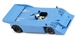 NSR NSR0178SW Porsche 917/10K Test Car BLUE SW Shark 21.5K EVO