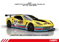PREORDER NSR NSR0437AW Corvette C7.R Martini Livery Yellow No.2