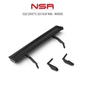 NSR NSR1556 Hard Plastic REAR WING + CORVETTE C8.R MIRRORS