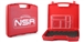 NSR NSR1991EVO NEW EMPTY MEDIUM RED BAG WITH NSR LOGO w/LEXAN BOX 5 ROOMS 240 x 205 x 50mm