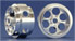 NSR NSR5017 Ultimate Drilled (Scale 17") Spanish Rear Aluminum Wheels