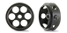 NSR NSR5024 3/32 CNC PLASTIC ULTRALIGHT WHEELS FRONT 17" DIAMETER - ONLY 0.4G!!! THE LIGHTEST IN THE WORLD!!!  (2PCS)