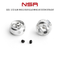 NSR 5035  Aluminum wheels 16.5 x 10mm NO Air Ride- for 3/32 axle