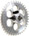 NSR NSR6138 38t Extra light sidewinder gear 18.5mm