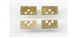 PLAFIT PL1314CPBT BRASS Ballast Weights (4 pcs. / card) 1.5mm Thick