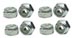 Professor Motor PMTR7004 #4-40 nylon insert locking nut - stainless steel