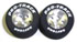 Pro-Track PTN320A Foam Rear Tires 27 x 18mm 1/8" Axle Silver Hubs