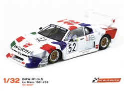 SCALEAUTO SC-6027R BMW M1 Gr.5 - Wurth #52 - '81 Le Mans