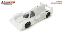 SCALEAUTO SC-7110HS 1/24 Acura ARX-05 LMP White Racing Kit with HS-LMP Aluminium Chassis and Rubber Tires.