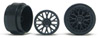 Slot.it SIPA19PL Ultra Light Plastic Wheels w/Inserts 17.3 x 10mm Black