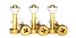 Sloting Plus SP114004 SHORT BRASS Screws for Spring Suspension Kit