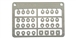 Sloting Plus SP150043 Photo Etched Stainless Steel OVAL Washers for chassis and motor pod screws M2 up to 2.1mm diameter