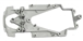 Thunderslot THCHS003G McLaren M6 chassis grey (hard)