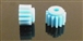 Thunderslot THPN13PL Plastic Pinion 13 Teeth (2 pcs) pale blue