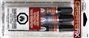 Testors TS73805 CreateFX Enamel Paint Marker 3 Pack - Gold, Silver and Black